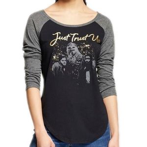 FIFTH SUN Star Wars Character Graphic Raglan Tee